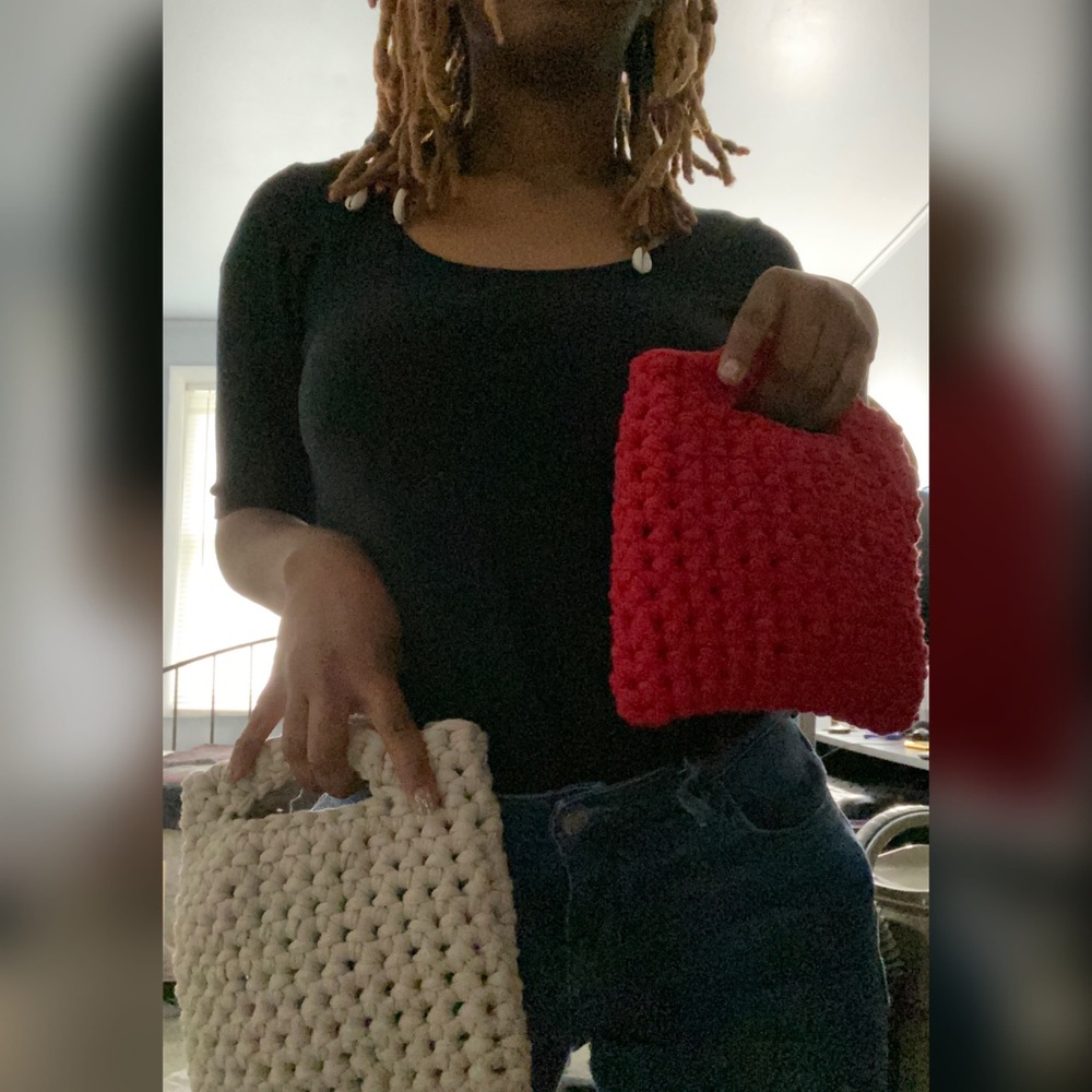 Crochet Mini Bags 🧶❤️ - Picture 2 of 6
